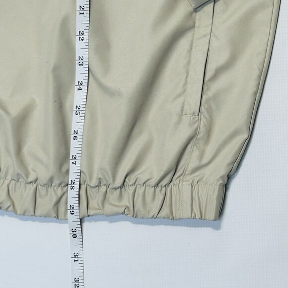 FootJoy Golf Jacket Mens Size XL Beige Windbreaker 1/4 Snap Pullover Mock Neck - Picture 7 of 12